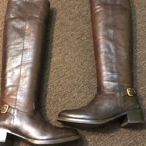 Prada Leather Riding Boots